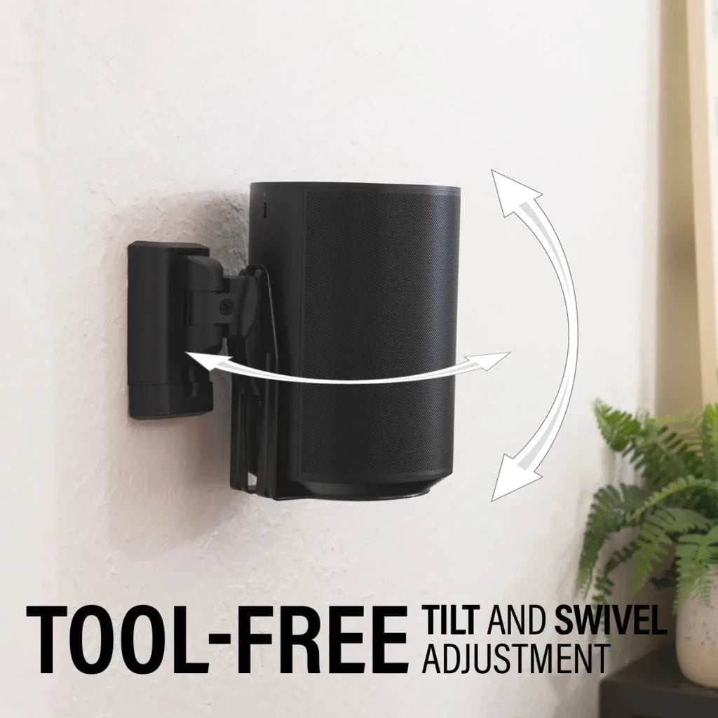 Sanus Adjustable Speaker Wall Mount designed for the Sonos Era 100™ (Pair)