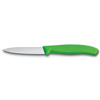 Victroinox Swiss Classic Paring Knife Pointed Tip Twin Pack - Green