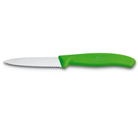 Victorinox Swiss Classic Serrated Paring Knife Pointed Tip - Green
