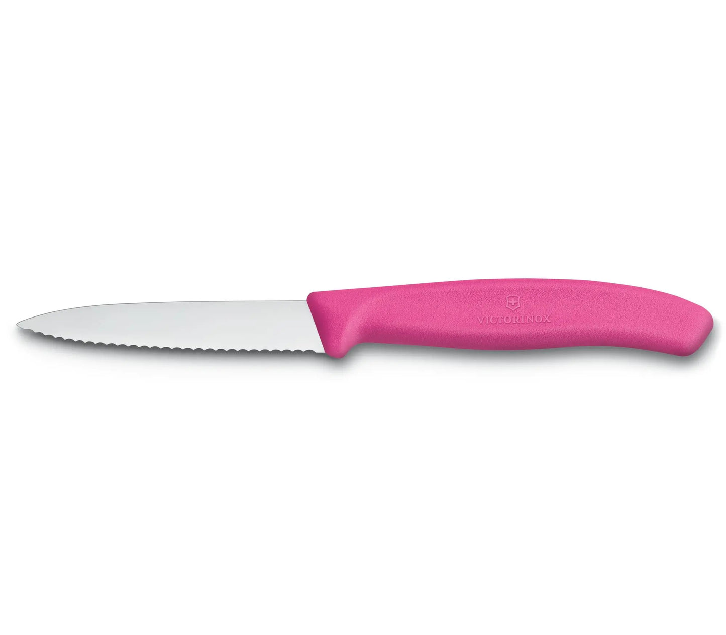 Victorinox Swiss Classic Serrated Paring Knife Pointed Tip - Pink