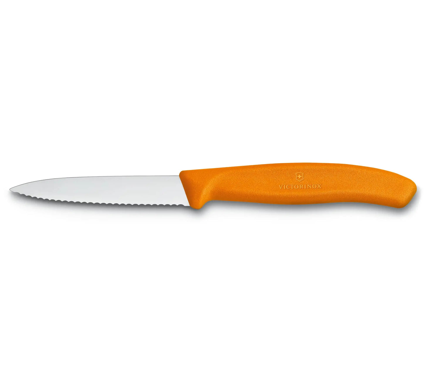 Victorinox Swiss Classic Serrated Paring Knife Pointed Tip - Orange