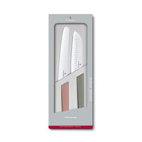 Victorinox Swiss Modern Colour Kitchen Set of 2 Knives - Multicoloured