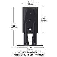 Sanus WSWME11 Adjustable Speaker Wall Mount designed for the Sonos Era 100™ (Single)
