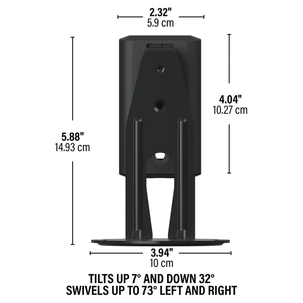 Sanus Adjustable Speaker Wall Mount designed for the Sonos Era 100™ (Pair)